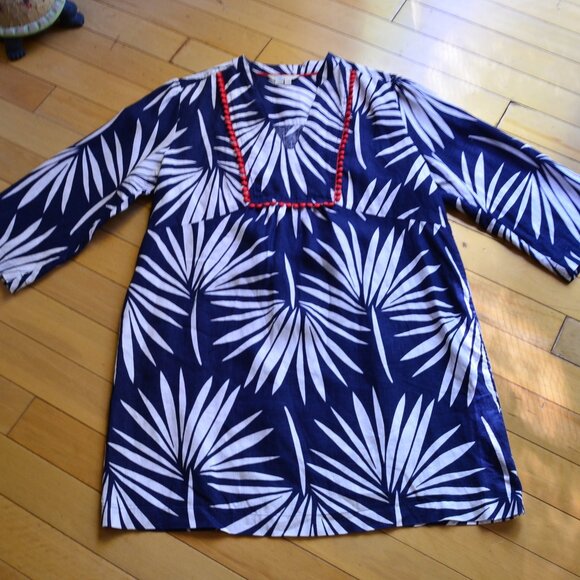 Boden Evangeline Linen Tunic Dress Size 12R - Picture 2 of 12